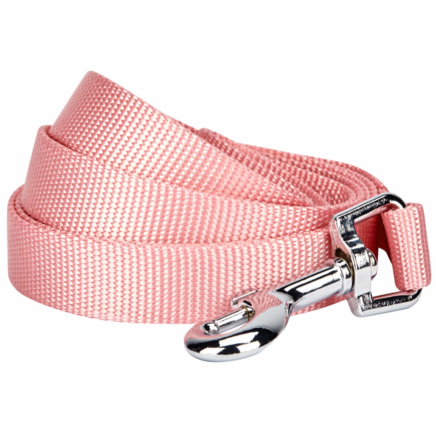 Classic Solid Color Dog Leash, PinkRed