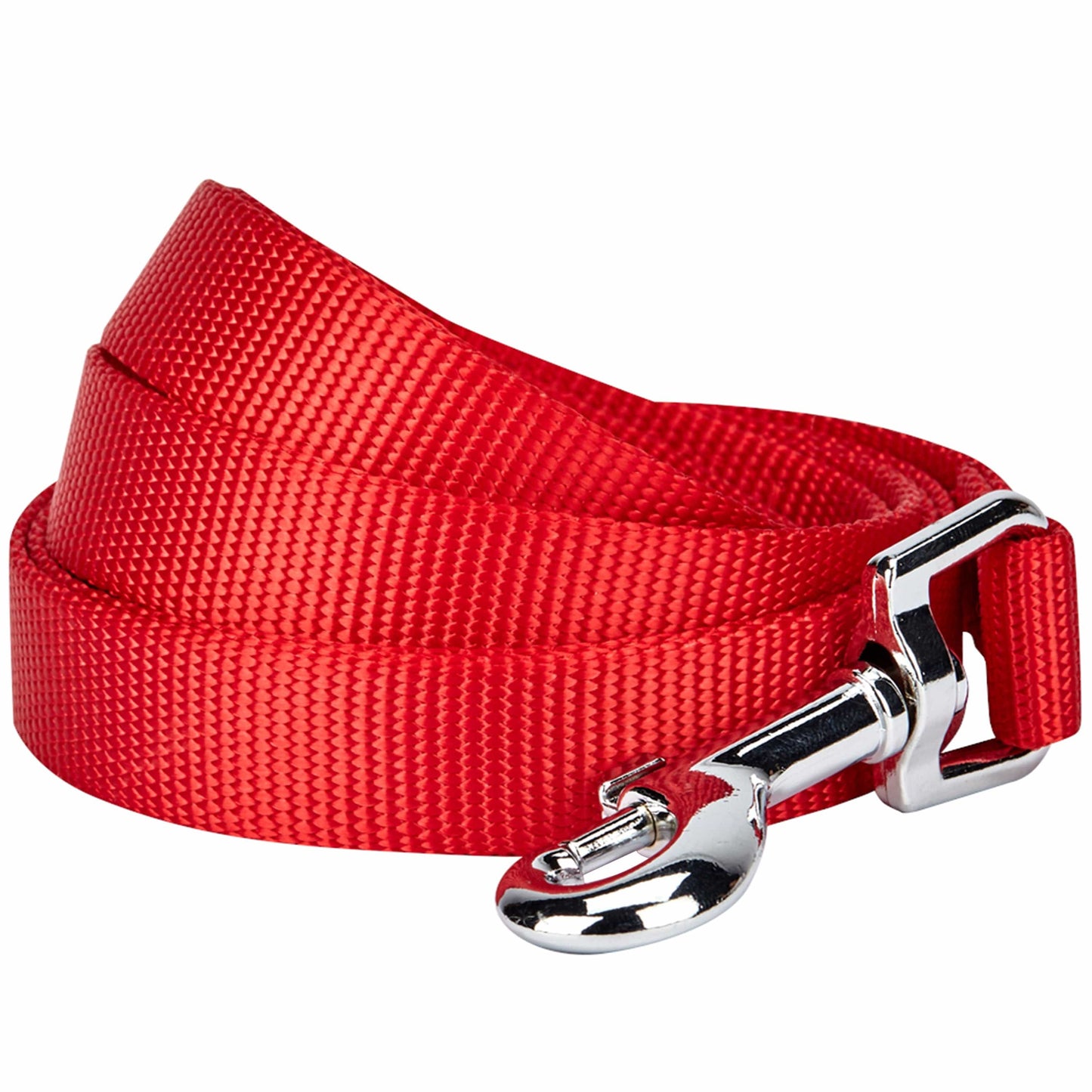 Classic Solid Color Dog Leash, PinkRed