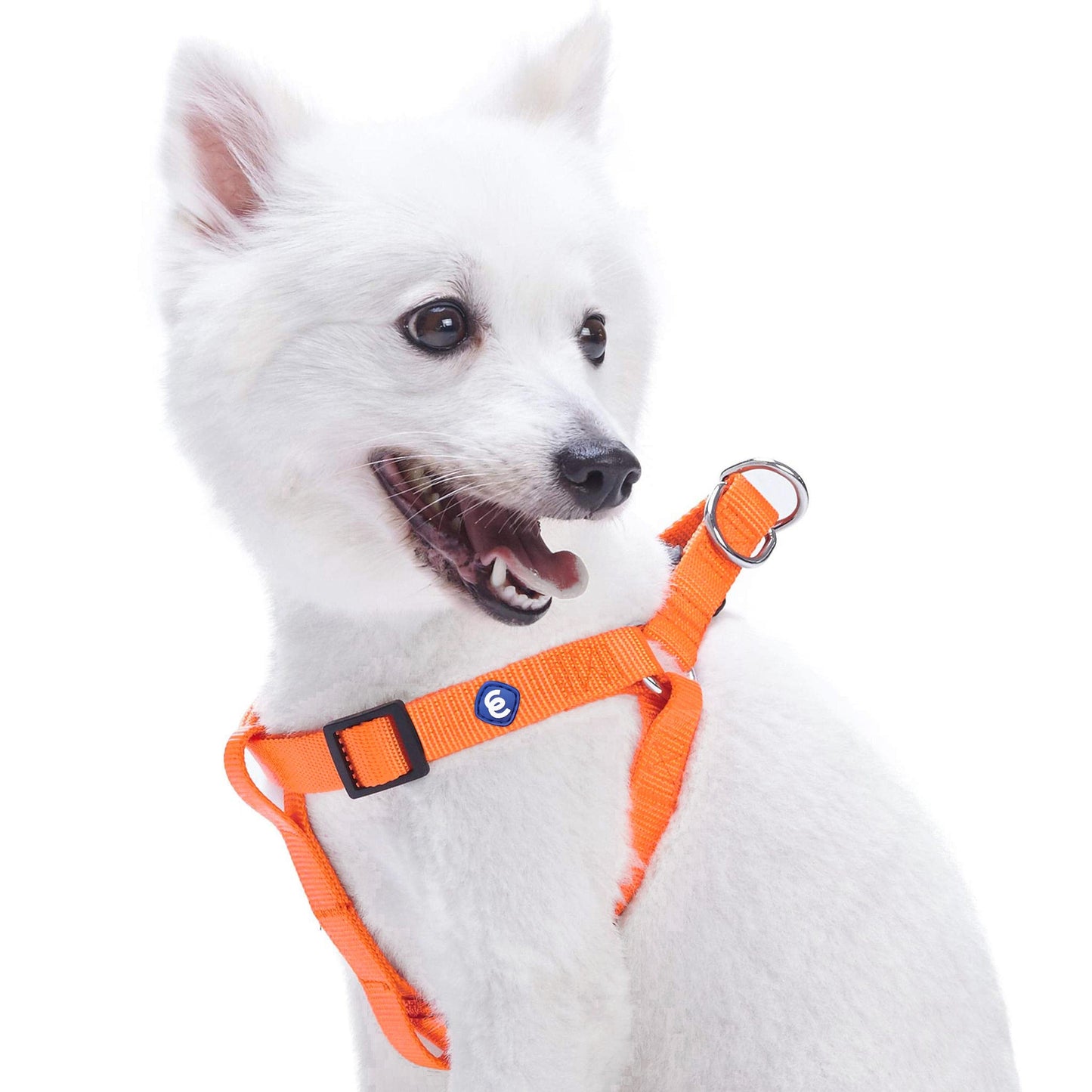 Classic Solid Color Adjustable Dog Harness, YellowOrange