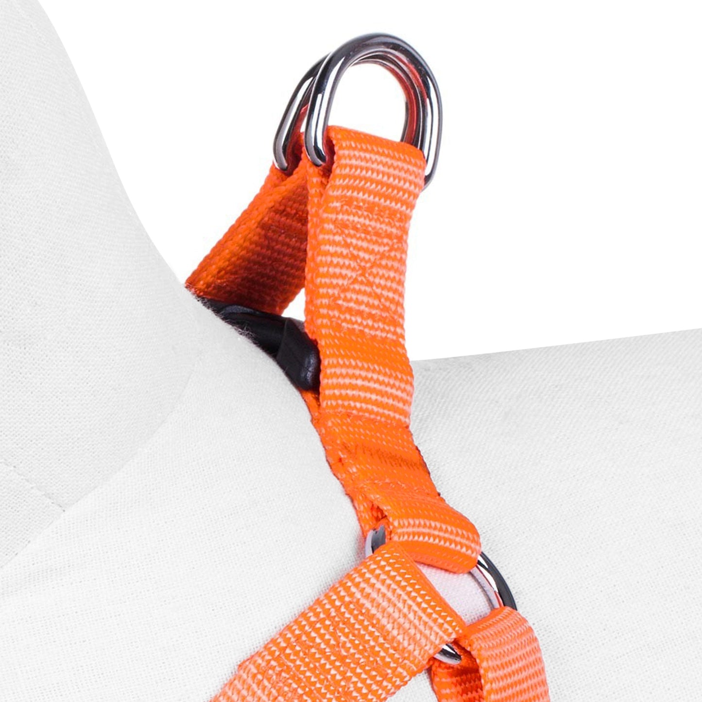 Classic Solid Color Adjustable Dog Harness, YellowOrange