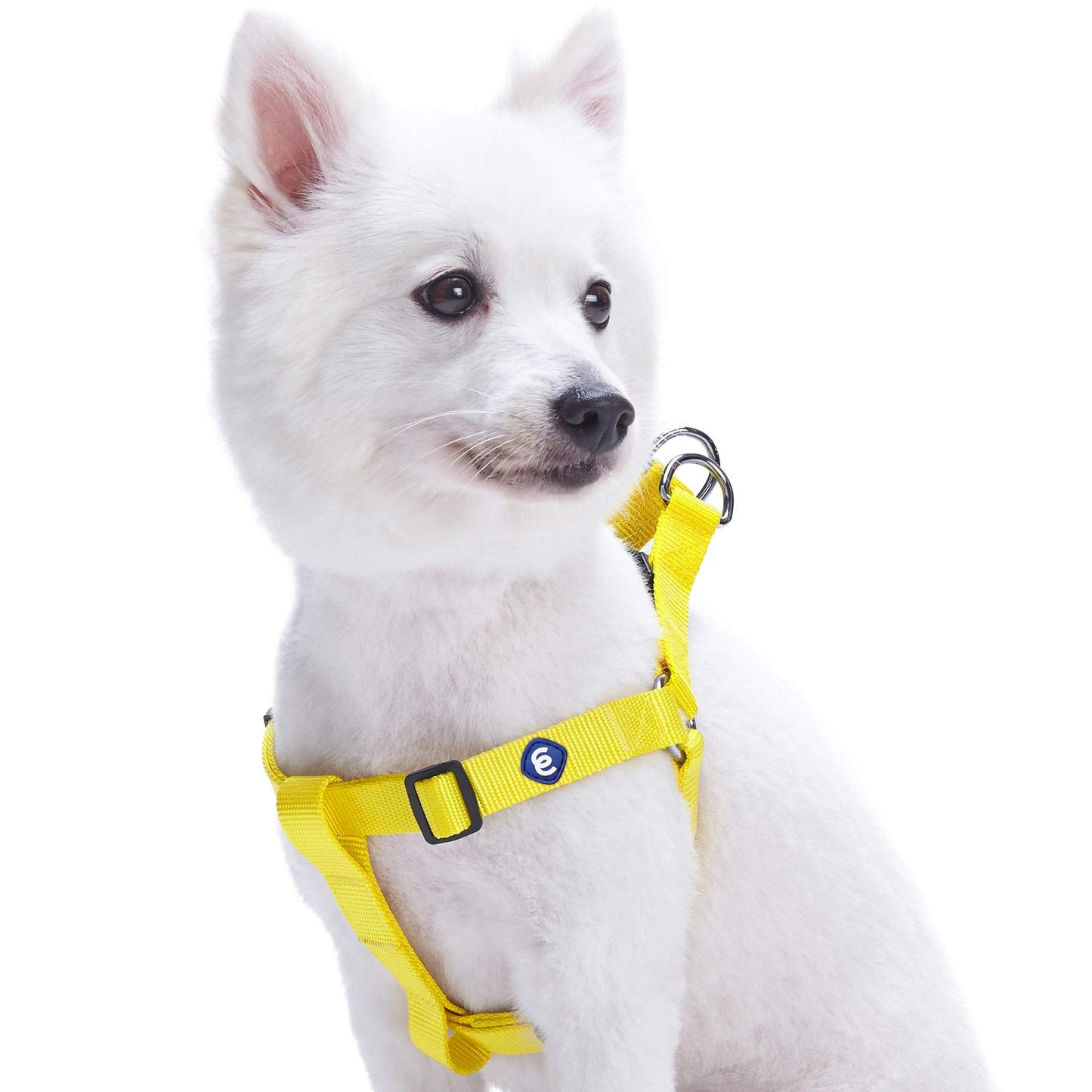Classic Solid Color Adjustable Dog Harness, YellowOrange