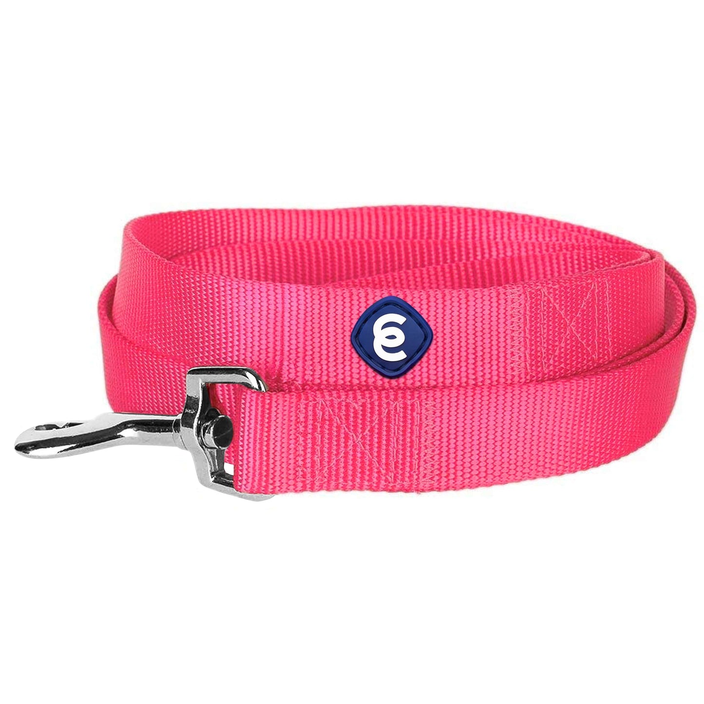 Classic Solid Color Dog Leash, PinkRed